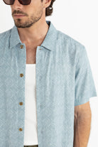 RHYTHM TILE SS SHIRT BLU-BLUE 4XL