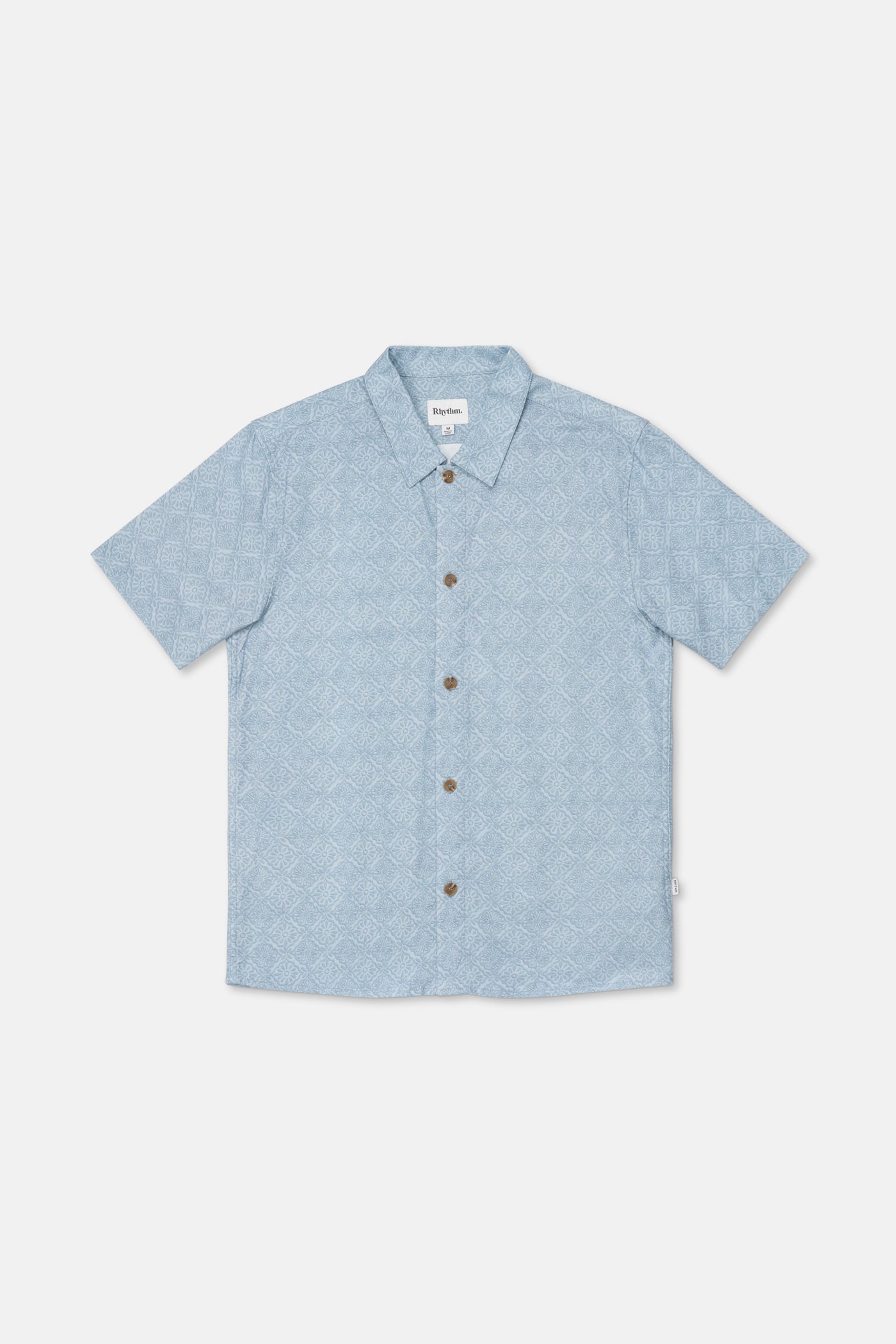RHYTHM TILE SS SHIRT BLU-BLUE 4XL