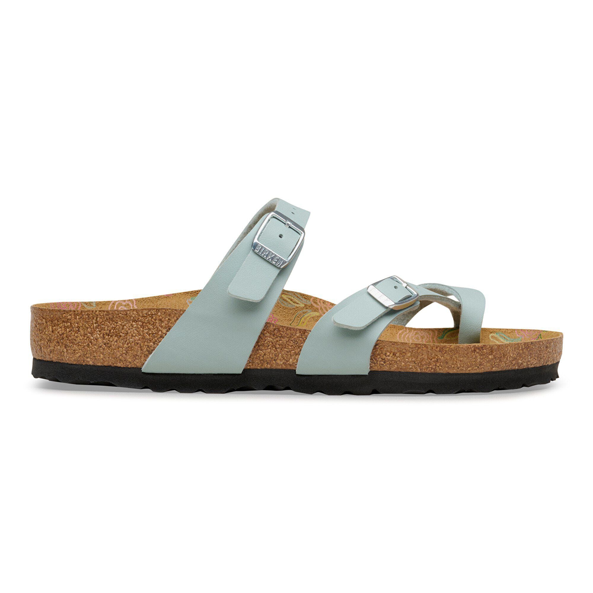 Birkenstock Mayari Womens Sandal Birko-Flor-Flowers Pure Sage 7