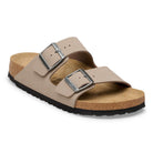 Birkenstock Arizona Mens Sandal Birkibuc-Grey Taupe 9