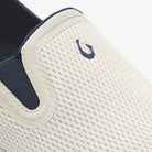 Olukai Moku Slip-On Mens Shoe WSDE-White Sand-Trench Blue 10