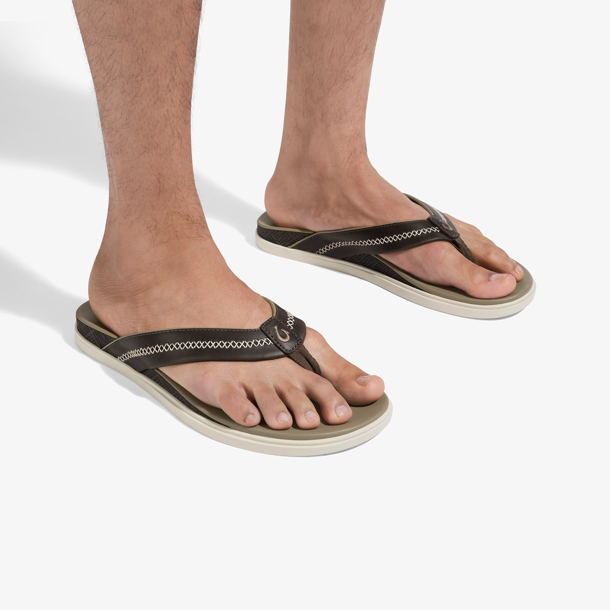Olukai Shoreline Mens Sandal 1310-Mustang-Clay 9