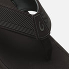 Olukai Ahi Kai Mens Sandal 4040-Black-Black 12