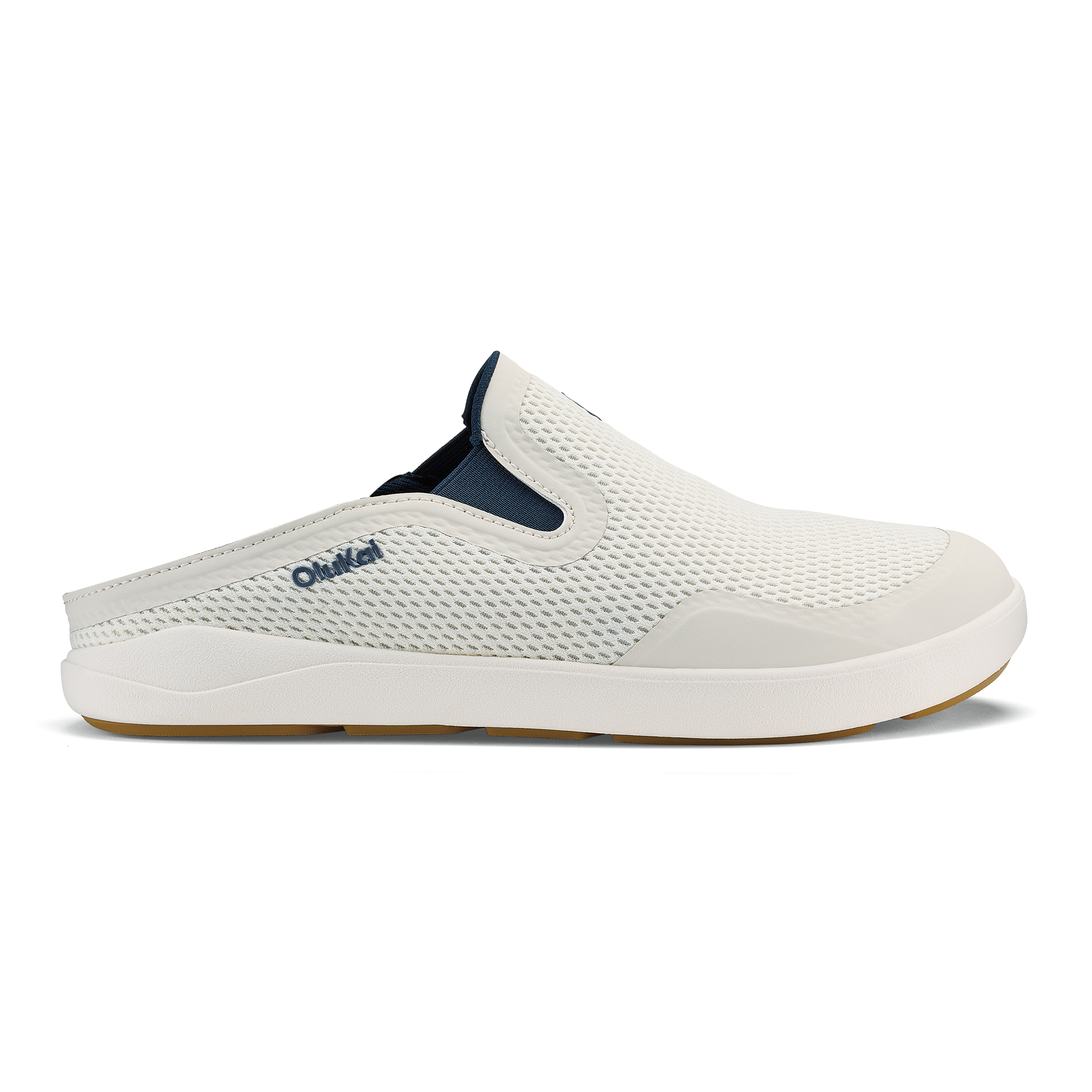 Olukai Moku Slip-On Mens Shoe WSDE-White Sand-Trench Blue 11