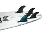 Future Fins F4 Alpha 5-Fin Set Carbon-Aqua S-NEW