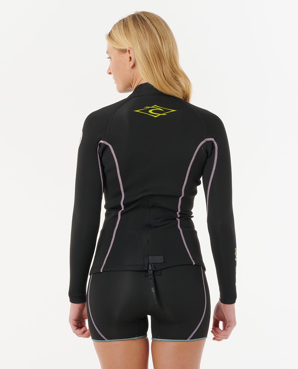 Rip Curl Steph Gilmore Dawn Patrol Long Sleeve 1.5mm Wetsuit Jacket 0049-Navy 14