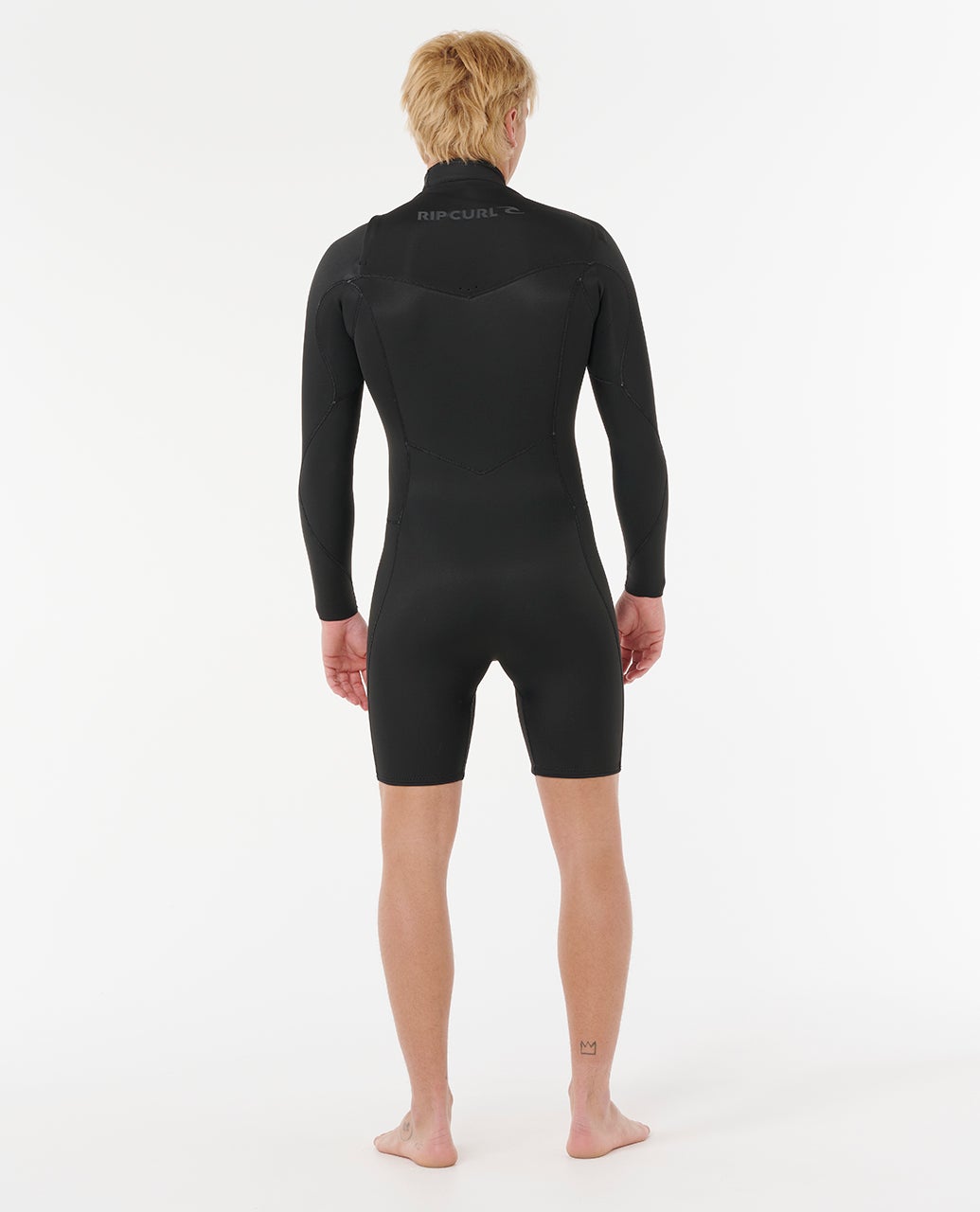 Rip Curl Mens Dawn Patrol 2/2 Long Sleeve Chest Zip Springsuit 0090-Black MT