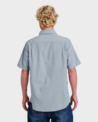 QUIKSILVER MIRRORED CLASSIC TEE CHR-CHARCOAL HEATHER XXL