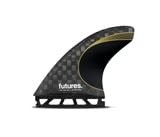 Futures Fins Vector 3/2 Blackstix + Thruster Fin Set Gold M