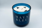 Maya Bleu Shark Tooth Candle Blue 16oz