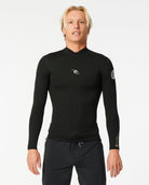 Rip Curl Dawn Patrol 1.5mm Long Sleeve Wetsuit Jacket 0090-Black M