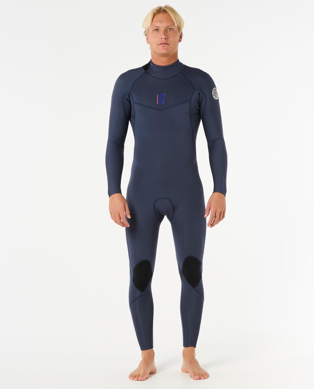 Rip Curl Mens Dawn Patrol 3/2 Back Zip Wetsuit 4099-Slate XLS