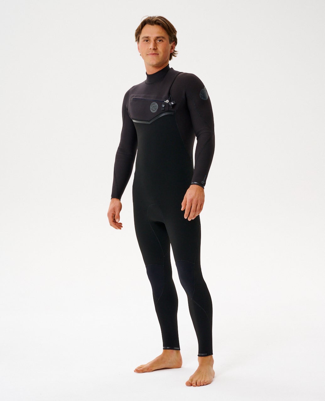 Rip Curl E-Bomb 3/2 Chest Zip Wetsuit 0090-Black XL