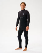 Rip Curl E-Bomb 3/2 Back Zip Steamer Wetsuit 0090-Black XLS