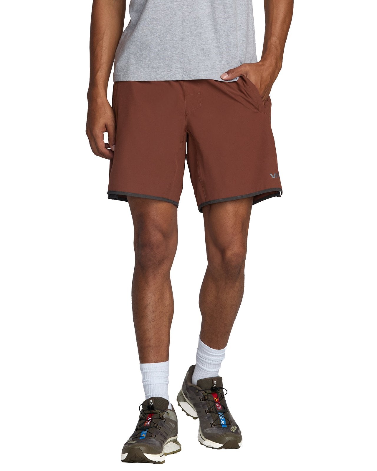 RVCA YOGGER STRETCH CONTRAST 17 RDE L