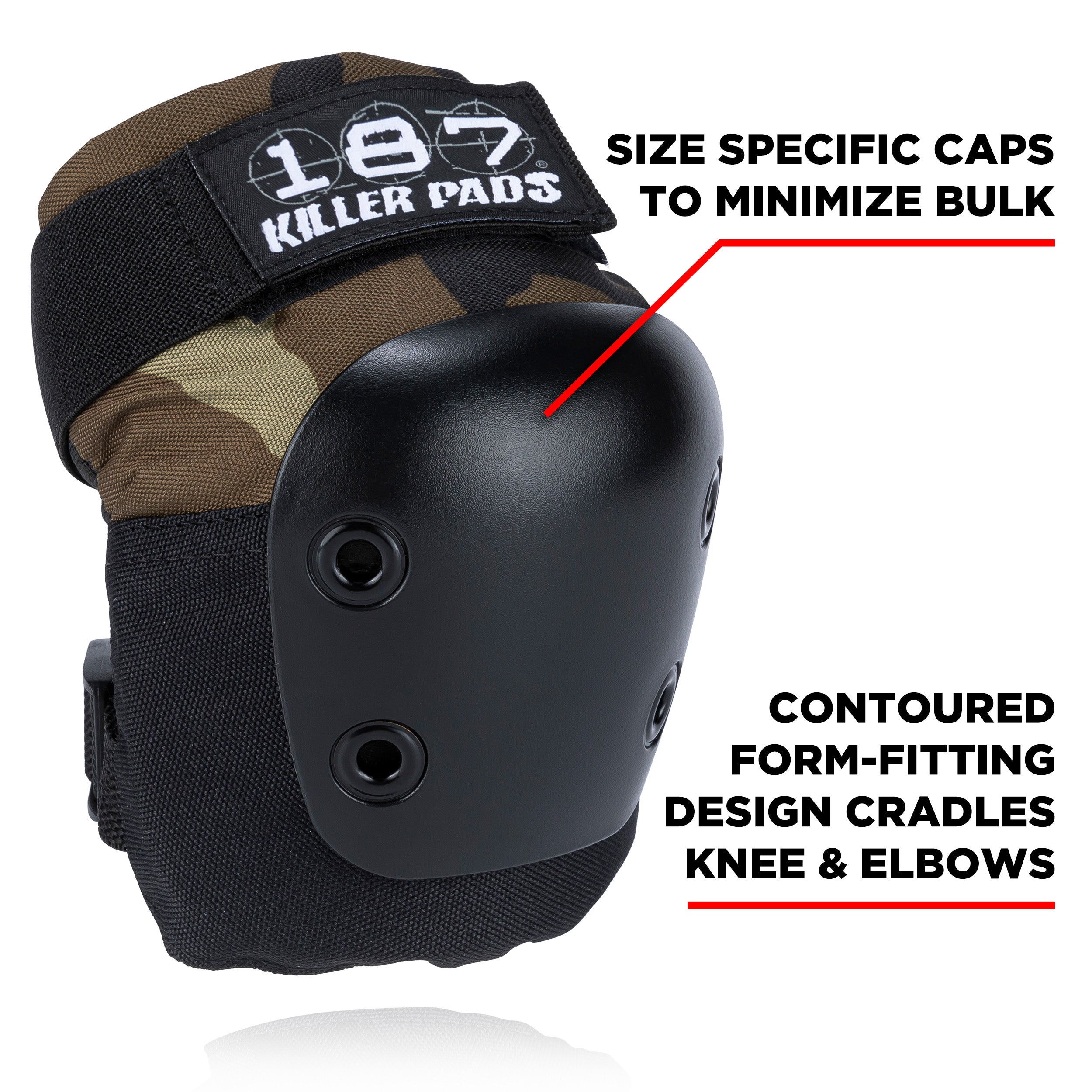 187 Combo Pack Pads Camo XS
