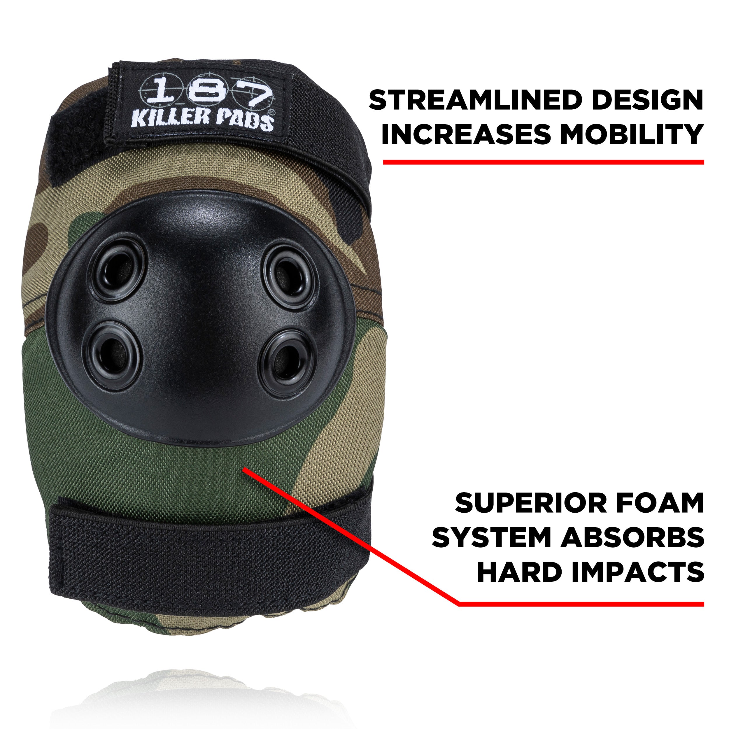 187 Combo Pack Pads Camo XS