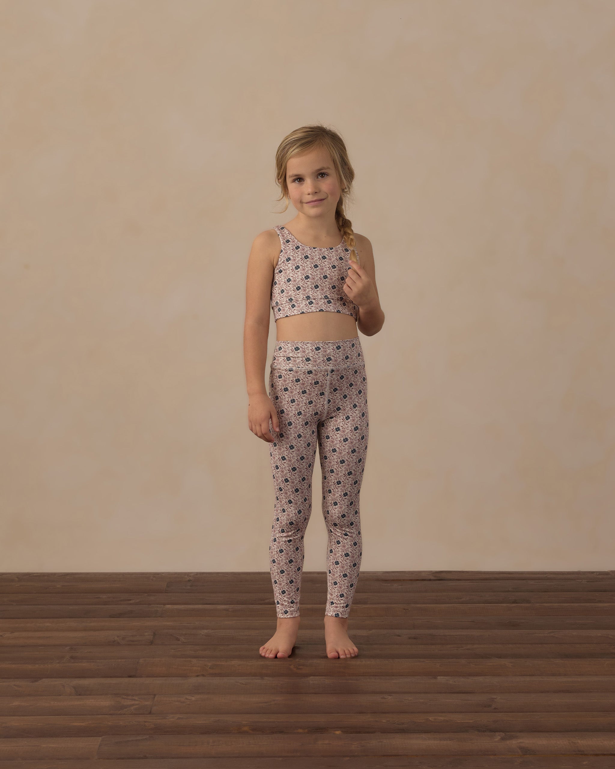 Rylee and Cru Basic Legging Blue Primrose 8-9Y