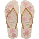 Havaianas Slim Organic Womens Sandal 1685-Beige-Golden 6