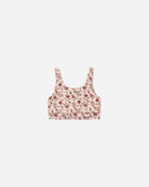 Rylee and Cru Swift Sports Bra Pink Floral 2-3Y