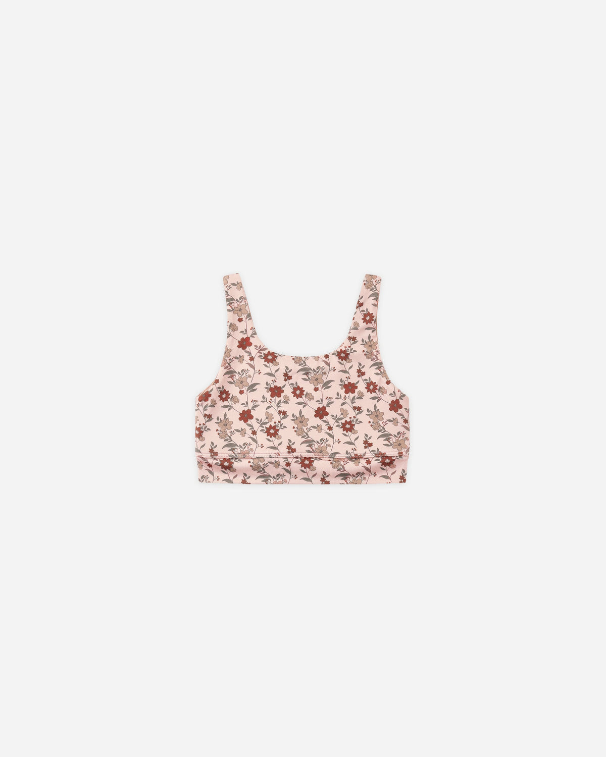 Rylee and Cru Swift Sports Bra Pink Floral 8-9Y