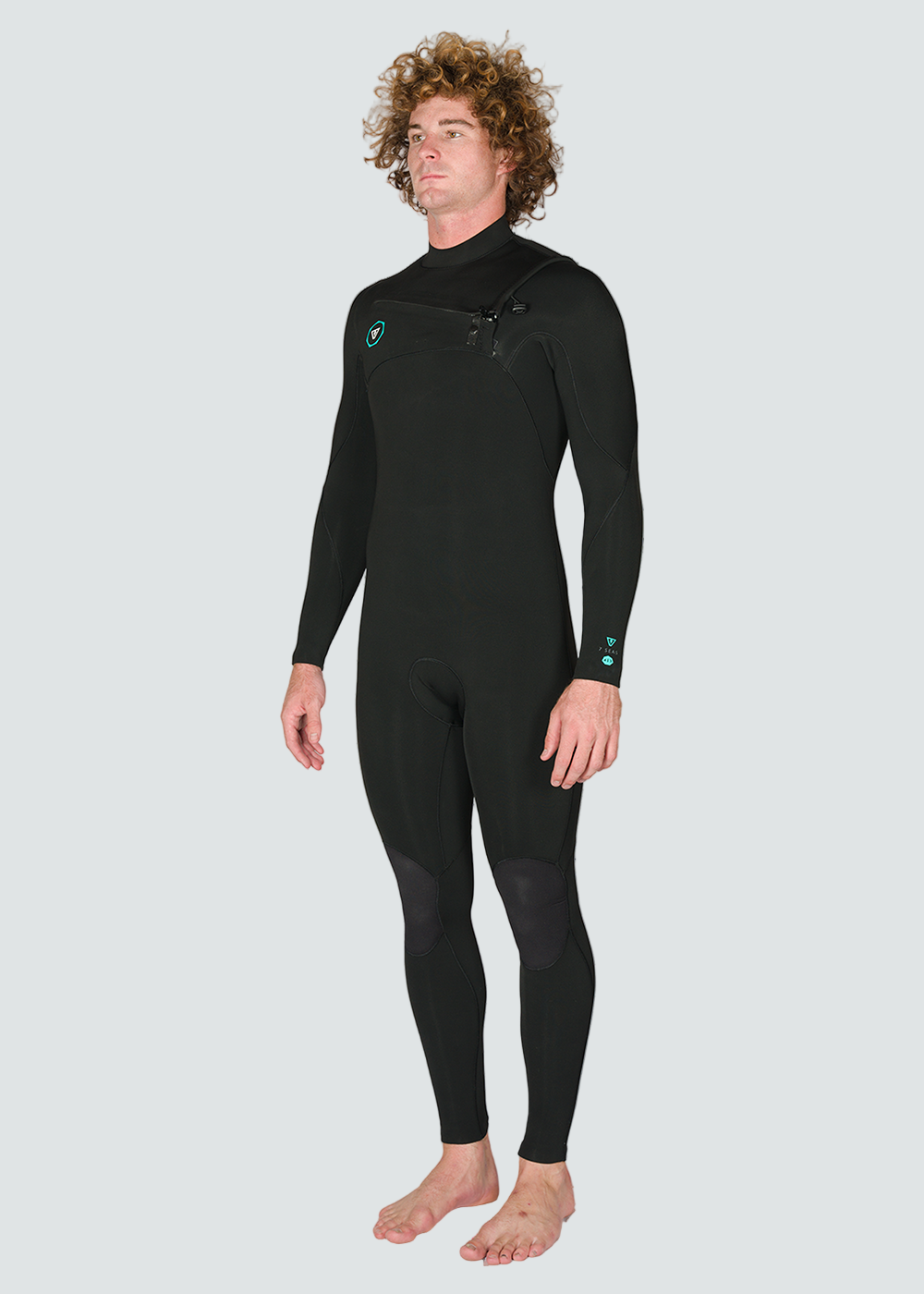 Vissla 7 Seas 3/2mm Chest Zip Fullsuit BLK-Black25 M