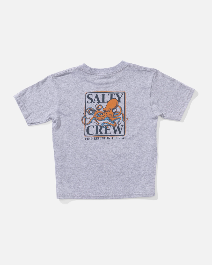 Salty Crew Ink Slinger Toddler SS Tee AthleticHeather 4T