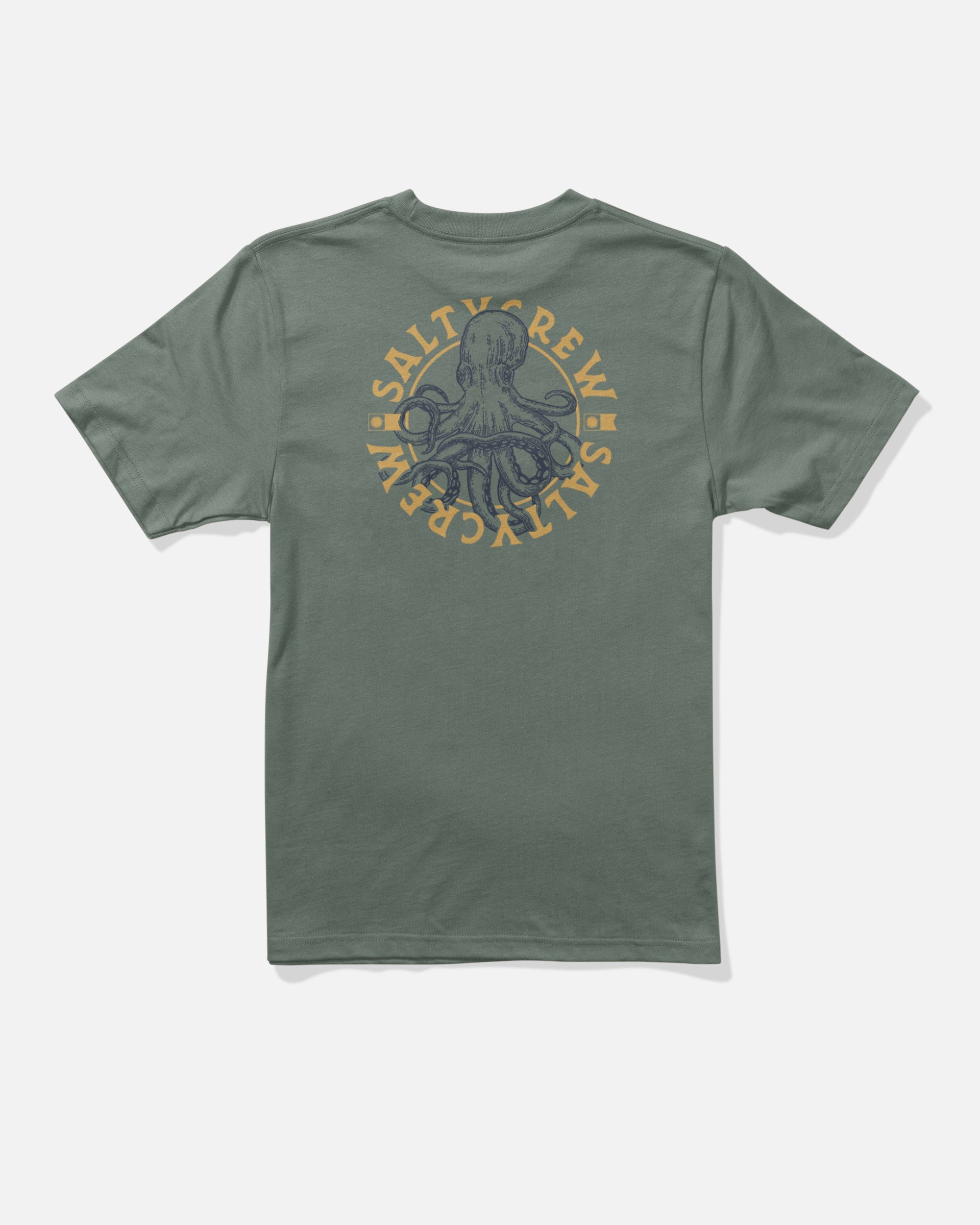 Salty Crew Tentacles Boys SS Tee Dusty Olive S