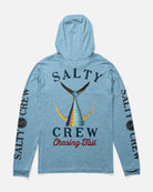 Salty Crew Tailed Hooded Sun Shirt Blue Heather XL