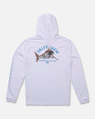 Salty Crew Lurking Hooded Sunshirt White XXL