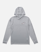 Salty Crew Lurking Hooded Sunshirt Silver S