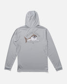 Salty Crew Lurking Hooded Sunshirt Silver S