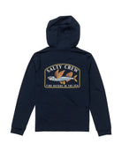 SALTY CREW FLYHOME BOY HOOD SUNSHIRT Navy S