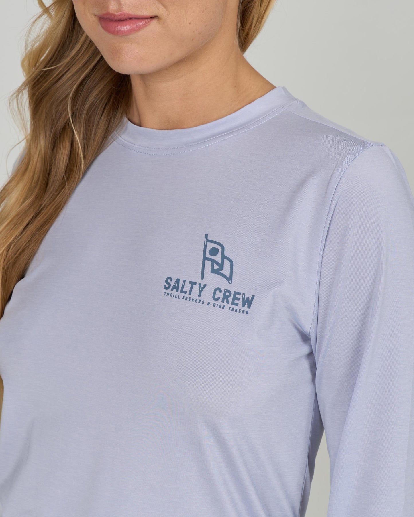 SALTY CREW FLYING HIGH SUNSHIRT Fog L