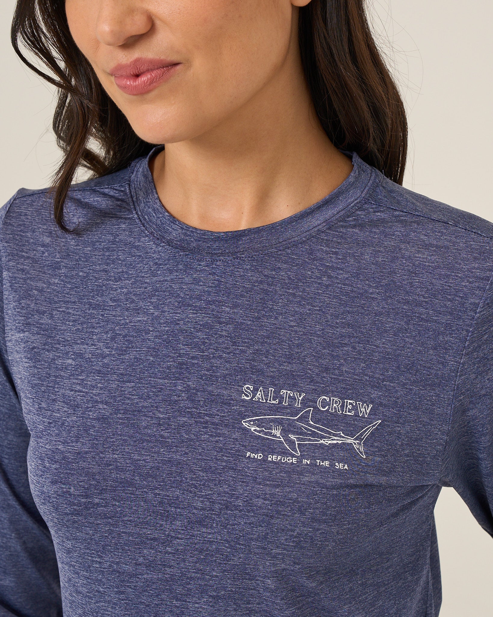 Salty Crew Shark anatomy Sunshirt BrightNavy S