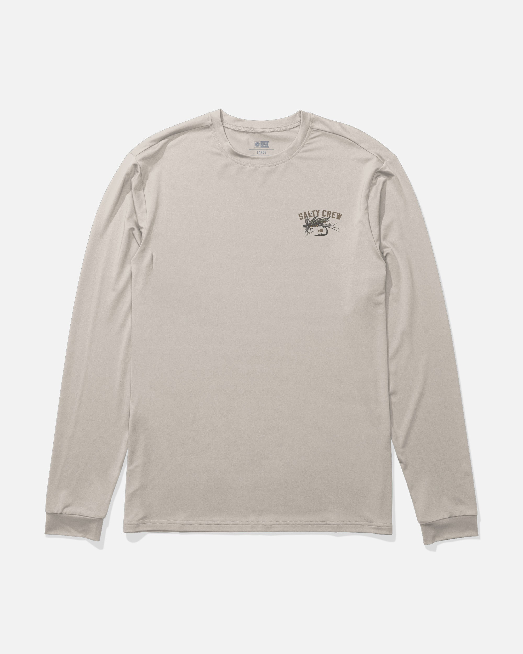 Salty Crew Fishing CO LS Sunshirt Natural XXL