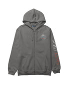 SALTY CREW SIMPLE FADE ZIP FLEECE Charcoal L