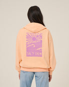 Salty Crew RISE AND SMILE HOODIE - Fleece Apricot M