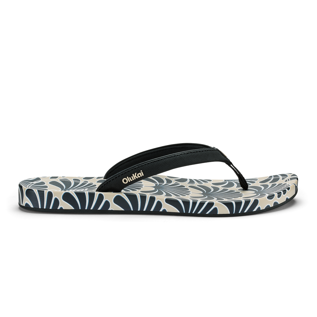 Olukai Uiki Womens Sandal 40ZQ-Black-Pa i 6
