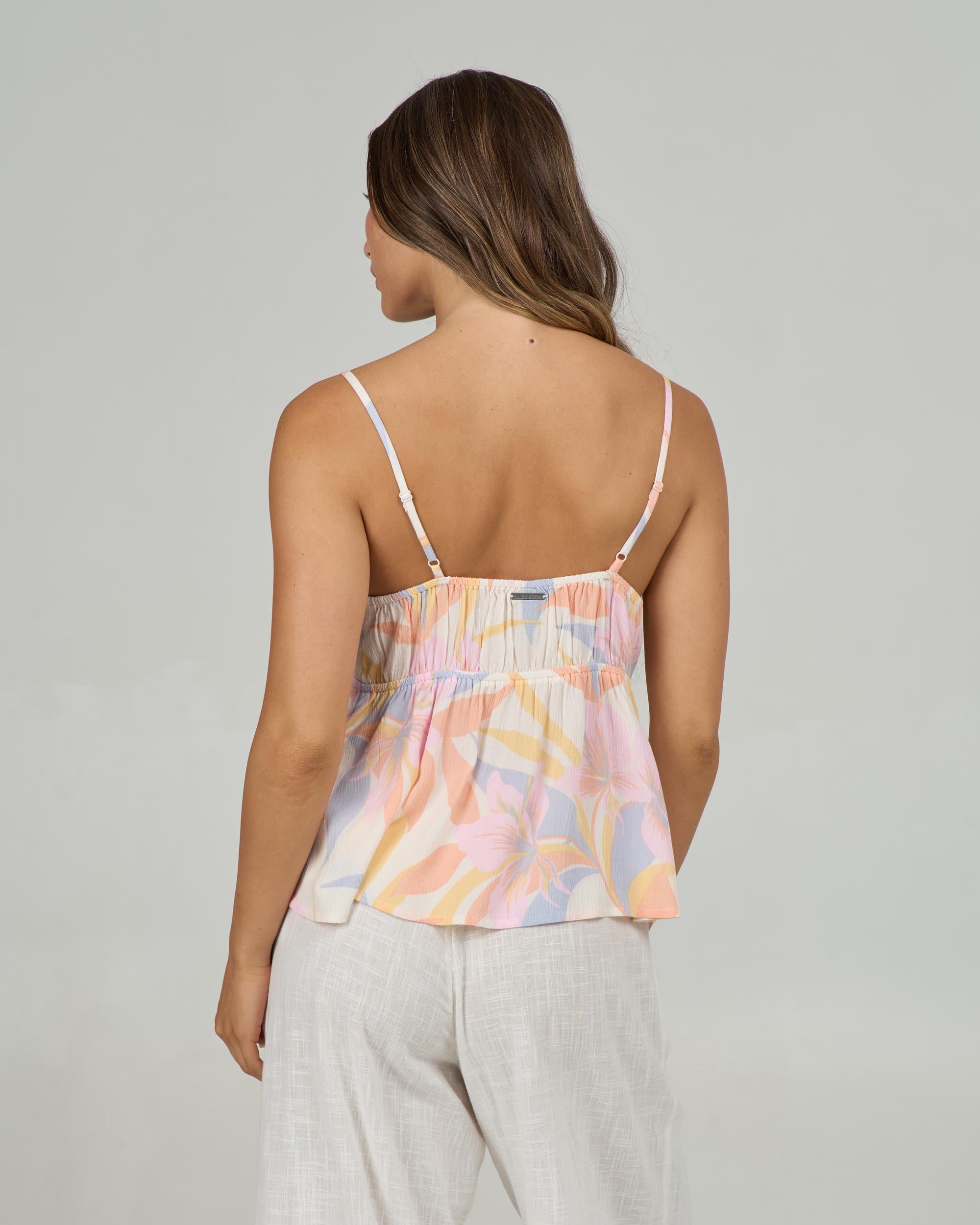 SALTY CREW BLOOMED CAMI Off White S