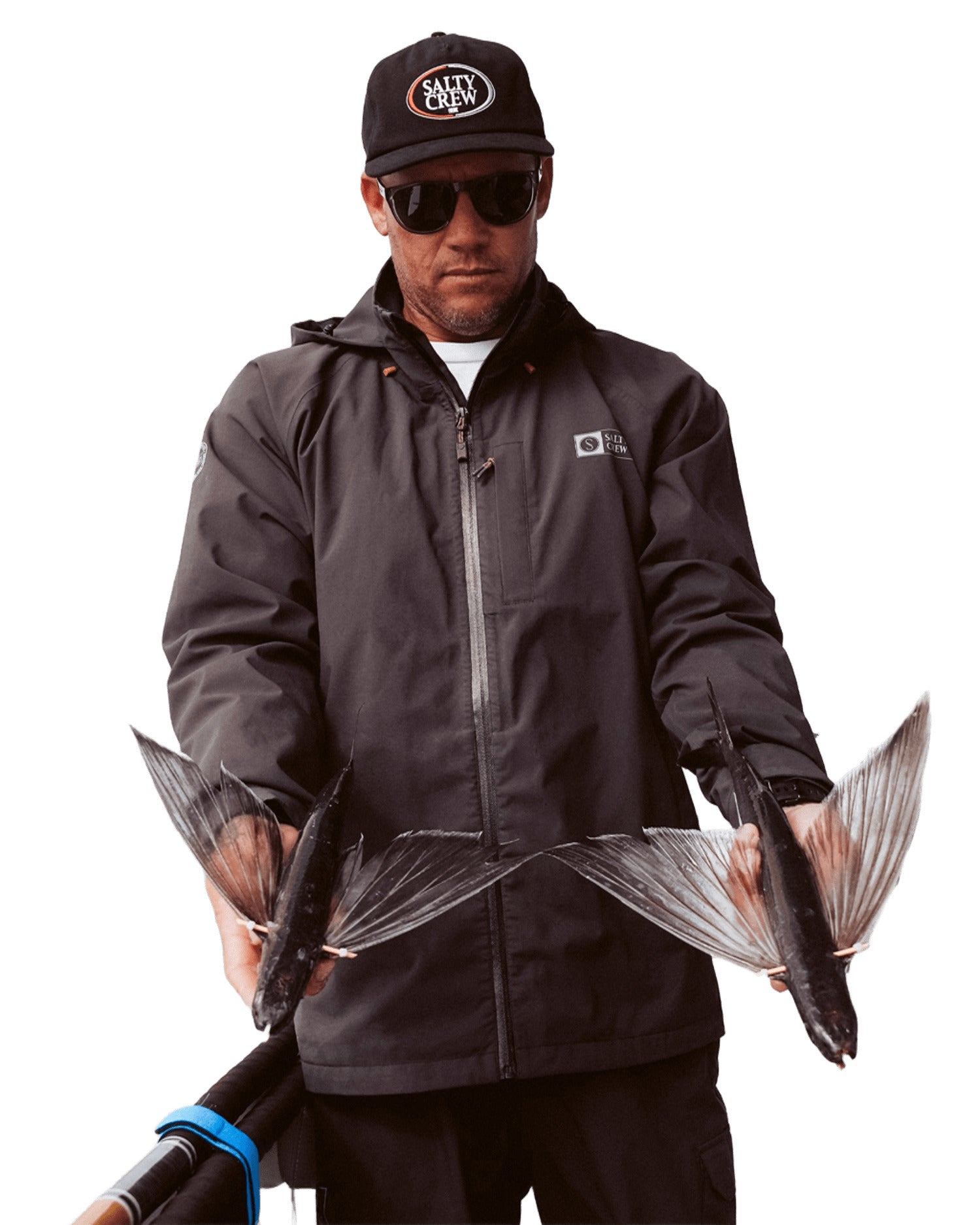 SALTY CREW LONG RANGE JACKET BLACK XL