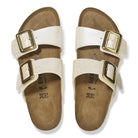 Birkenstock Sydney Luxe Buckle Womens Sandal Birko-Flor-Graceful Pearl White 9
