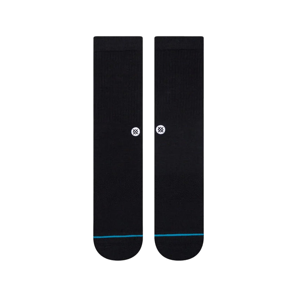 Stance Icon Mens Socks Black/White M