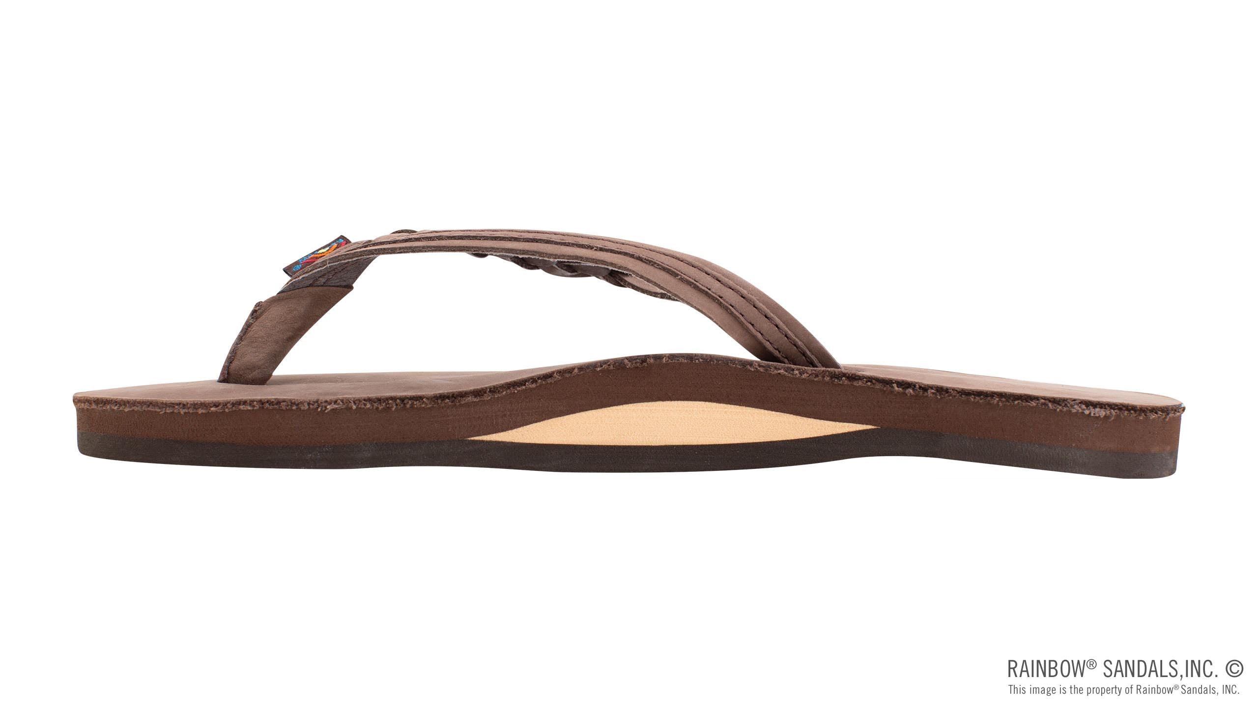 Rainbow Flirty Braidy Womens Sandal Expresso XL