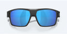 Costa Del Mar Diego Polarized Sunglasses  MatteBlack BlueMirror 580G