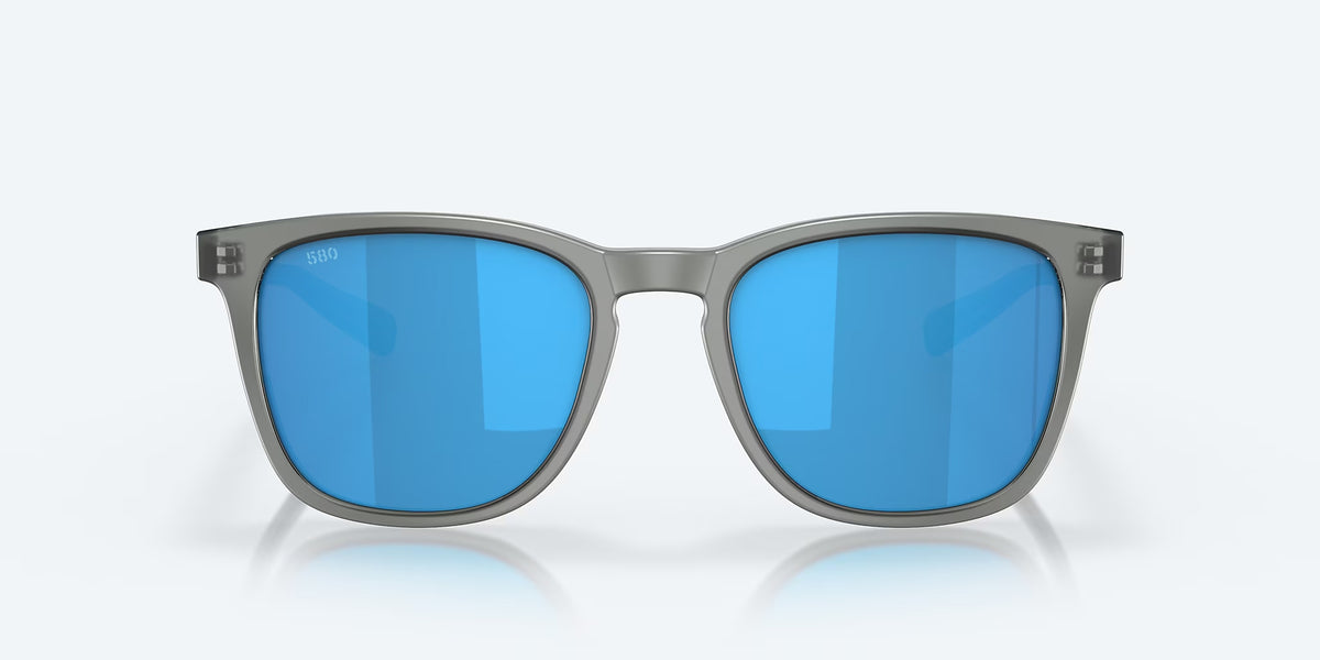 Costa Del Mar Sullivan Polarized Sunglasses MatteGreyCrystal BlueMirror 580G