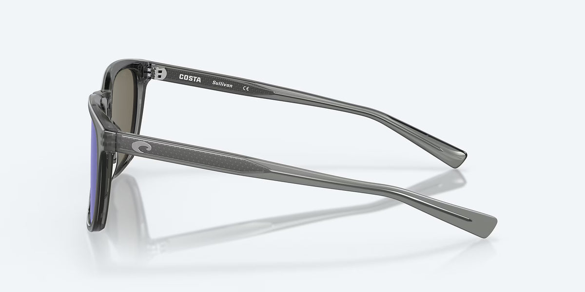 Costa Del Mar Sullivan Polarized Sunglasses MatteGreyCrystal BlueMirror 580G