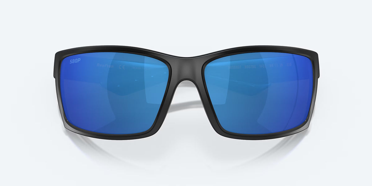 Costa Del Mar Reefton Polarized Sunglasses Blackout BlueMirror 580P