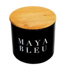Maya Bleu Shark Tooth Candle Black 16oz