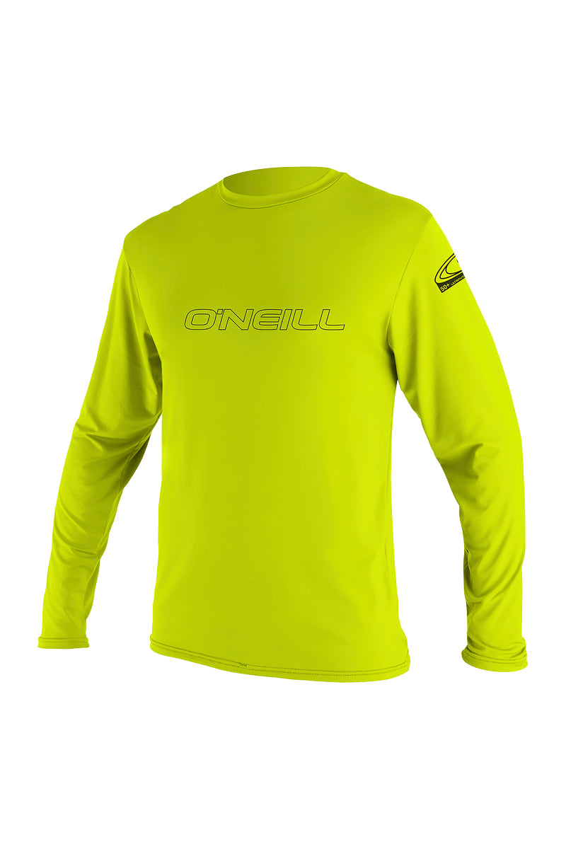 O'Neill Youth Basic L/S Rash Tee Lime 14